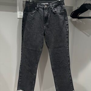 Zara Black High Rise Jeans with Vintage Appeal